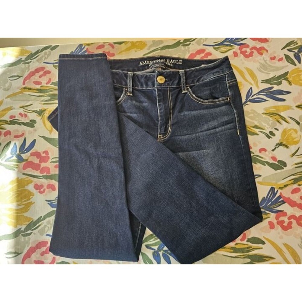 American Eagle Super Stretch Jegging Dark Wash Skinny Women’s 8